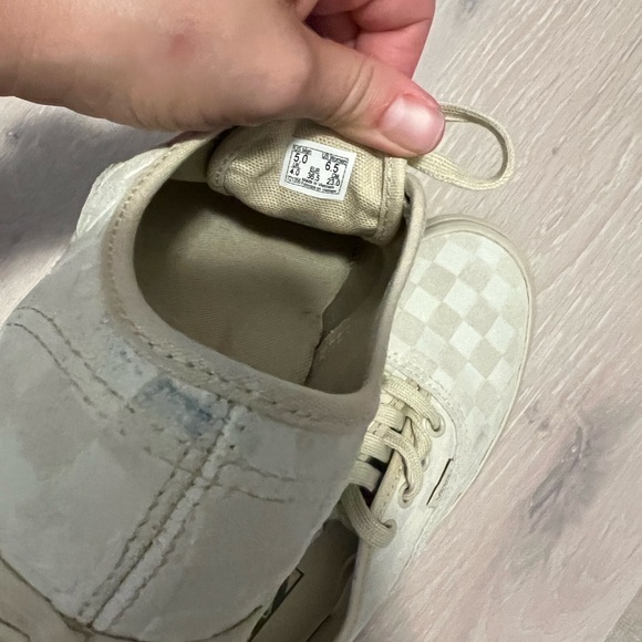 VANS - cream checkered classic - Picture 5 of 5